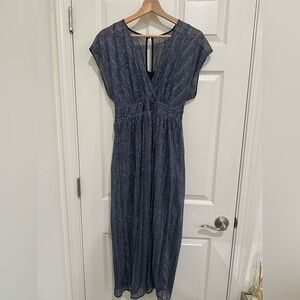 Shirt Sleeve Sparkly Maxi Dress